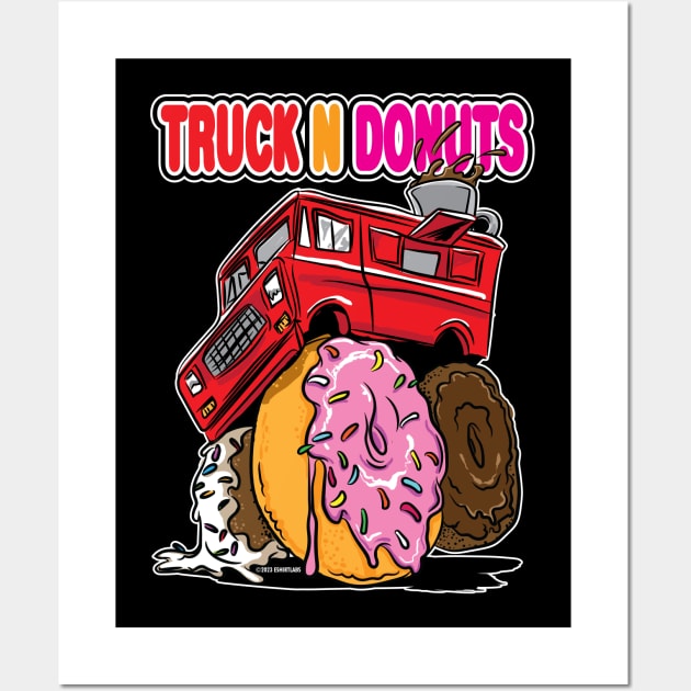 Truck N Donuts Wall Art by eShirtLabs